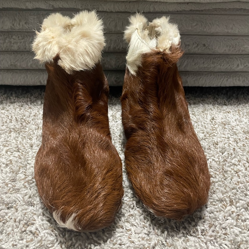 Vintage Fur Cowboy Boots Fineline Sole Made in Australia